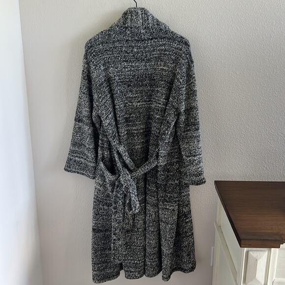 Barefoot Dreams CozyChic Adult Robe Gray Size 1 (Small) - Picture 2 of 9